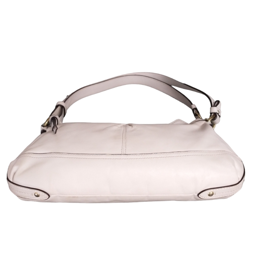 Coach Soft Leather Cream Crossbody/Shoulder Bag - Picture 10 of 15